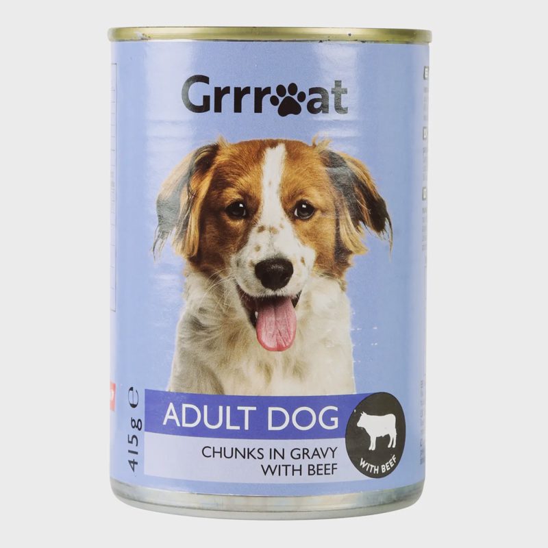 Ėdalas šunims GRRREAT, gab.su jaut.415 g