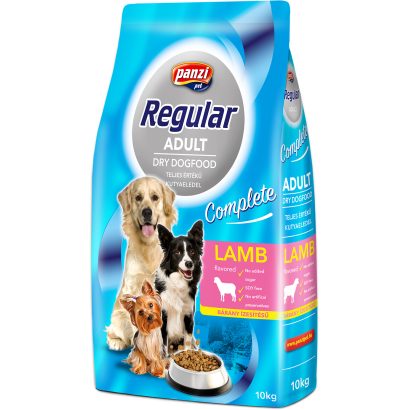 Panzi Pet Regular Adult Dog bárány és rizs teljes értékű kutyaeledel bárány ízesítéssel 10 kg