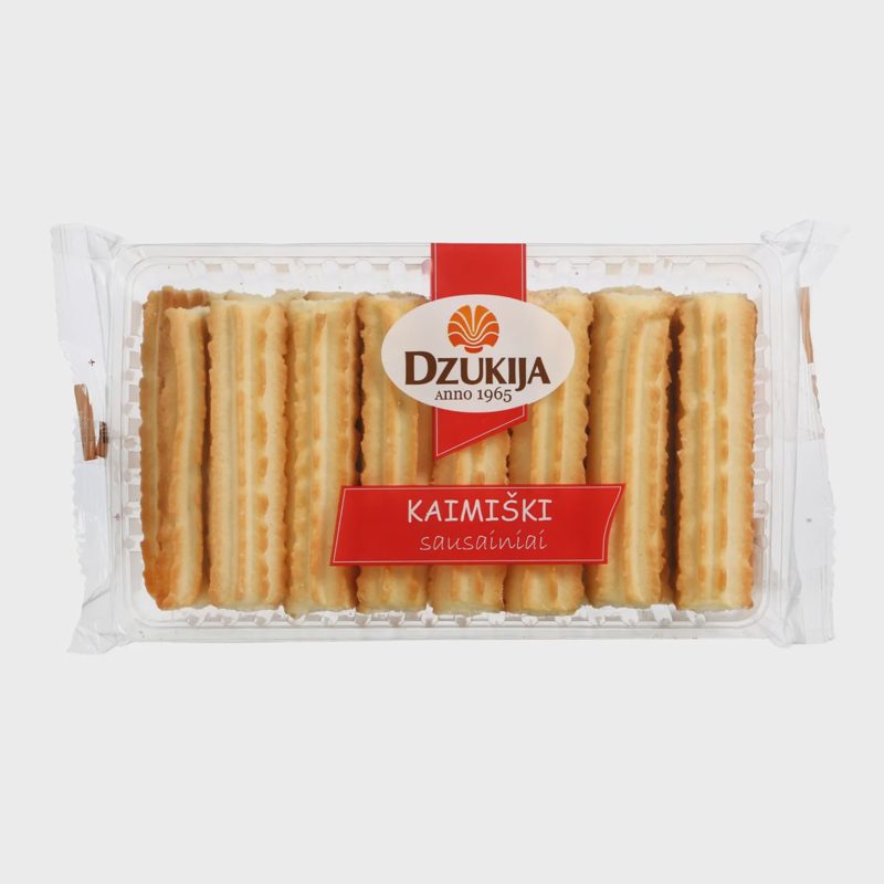 DZŪKIJOS KAIMIŠKI sausainiai su svies. 255 g