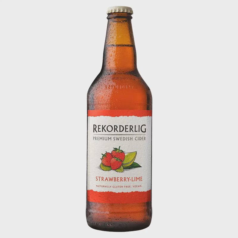 Sidras REKORDERLIG STRAWB.-LIME, 0,5l but.