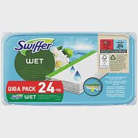 Swiffer Υγρά Πανάκια Για το Πάτωμα Δροσιά Giga Pack 24τεμ