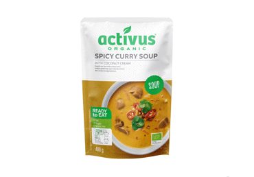 Ekologiška aštri sriuba su kariu ACTIVUS, 400 g