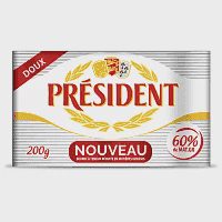 President Βούτυρο Ανάλατο 60% 200gr