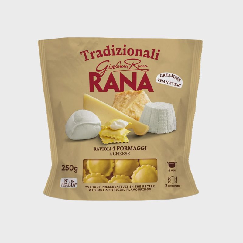 Ravioliai su sūrio įdaru RANA, 250 g