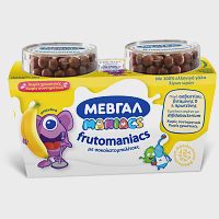 Μεβγάλ Frutomaniacs Μπανάνα-Σοκολάτα 140gr (2τεμ)