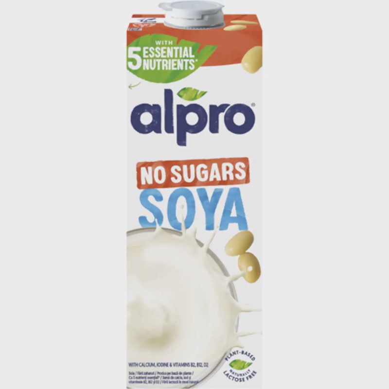 Nesaldintas natūralus sojos gėrimas ALPRO, 1l