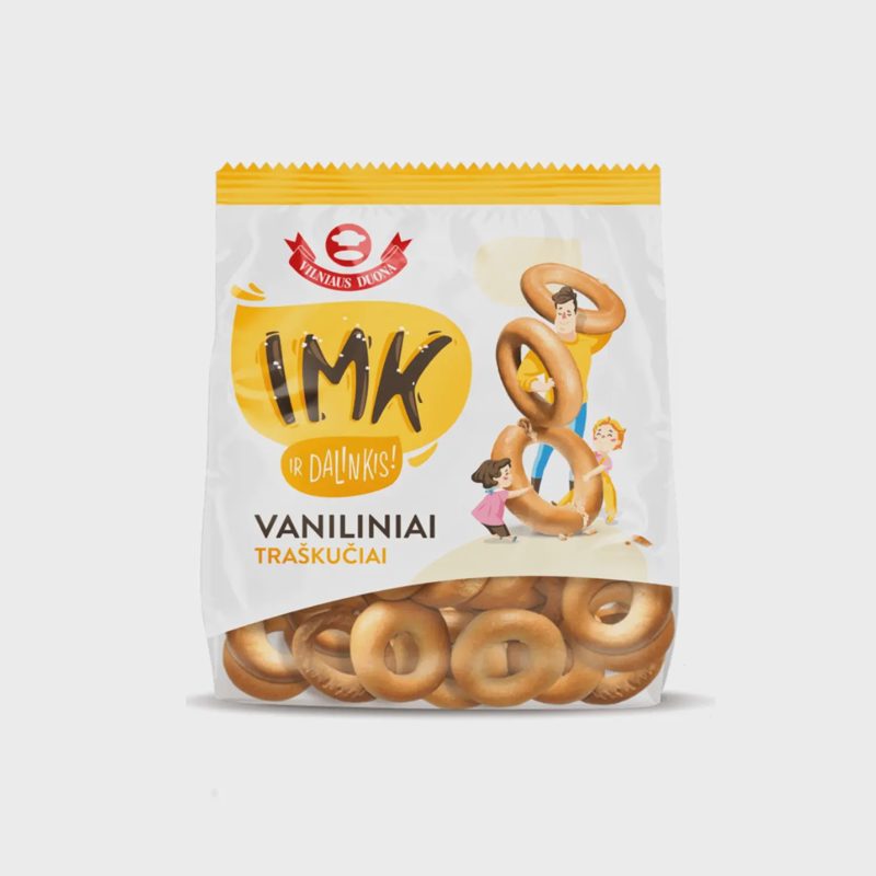 Vaniliniai traškučiai VILNIAUS DUONA, 250g