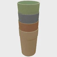 Tabletop Pro Picnic 4 Χρωμάτων Ποτήρια Νερού 480ml