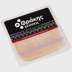 Θράκης Γεύσεις Φιλέτο Γαλοπούλα Βραστή Χωρίς Γλουτένη Φέτες 160gr