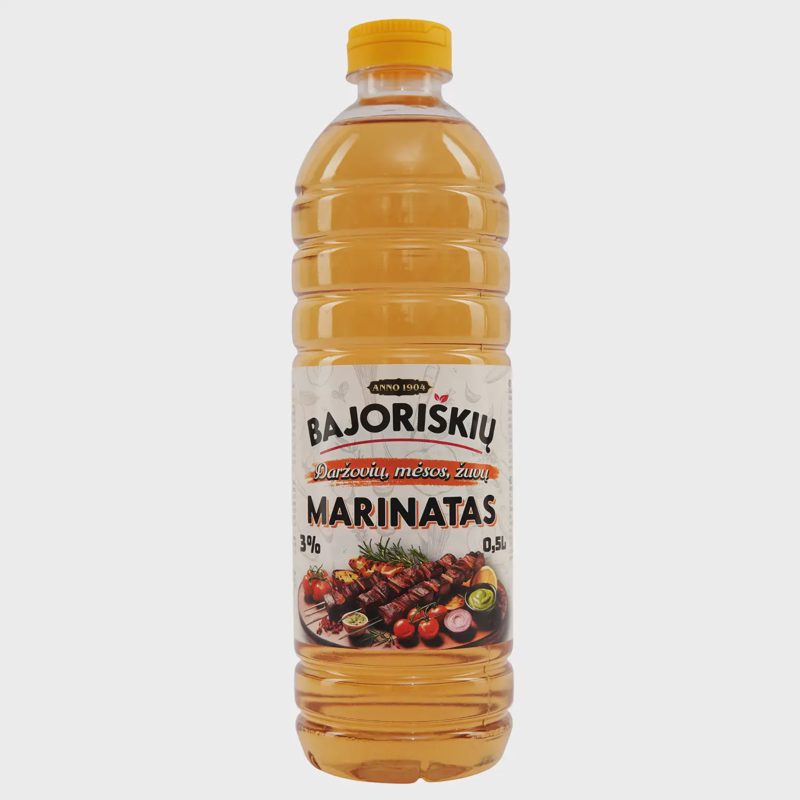 Marinatas BAJORIŠKIŲ, 3 %, 0,5 l