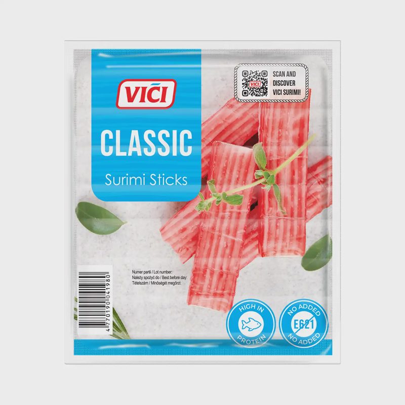 Krabų skonio lazdelės VIČI CLASSIC, 500 g