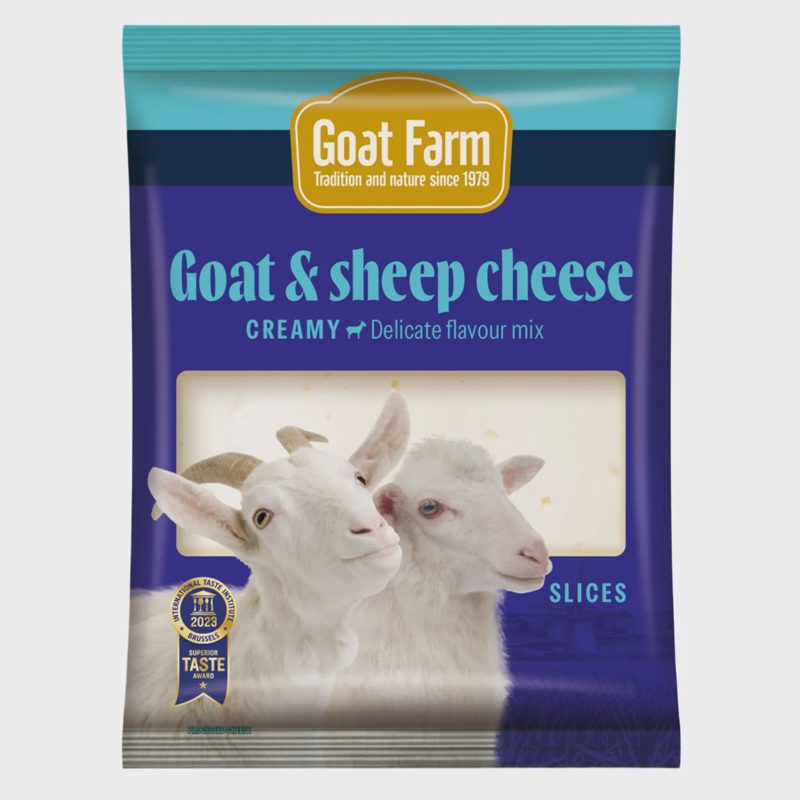 Ožkų, avių pieno sūris GOAT FARM, 40 %, 100 g