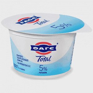 ΦΑΓΕ Total Στραγγιστό Γιαούρτι 5% Λιπαρά 200gr