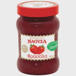 Νάουσα Μαρμελάδα Φράουλα Με Stevia 330gr