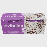 Vitaline Επιδόρπιο Γιαουρτιού με Cacao Nibs-Βανίλια 170gr (2τεμ)