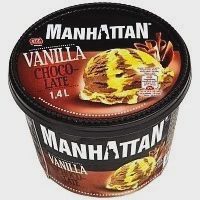 Manhattan Παγωτό Βανίλια-Σοκολάτα 700gr (1400ml)