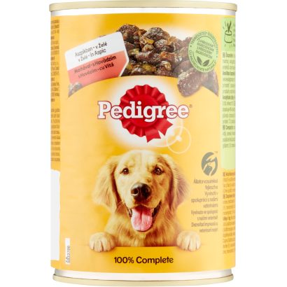 Pedigree teljes értékű nedves eledel felnőtt kutyák részére marhával aszpikban 400 g