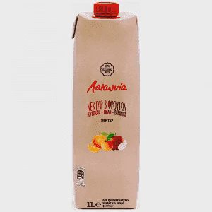Λακωνία Νέκταρ 3 Φρούτων 1lt