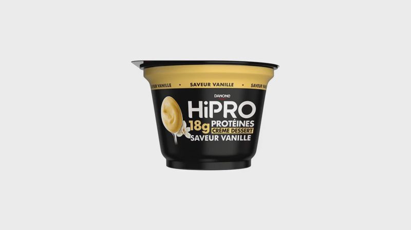 Crème dessert vanille protéinée 0% mg HIPRO - 180g