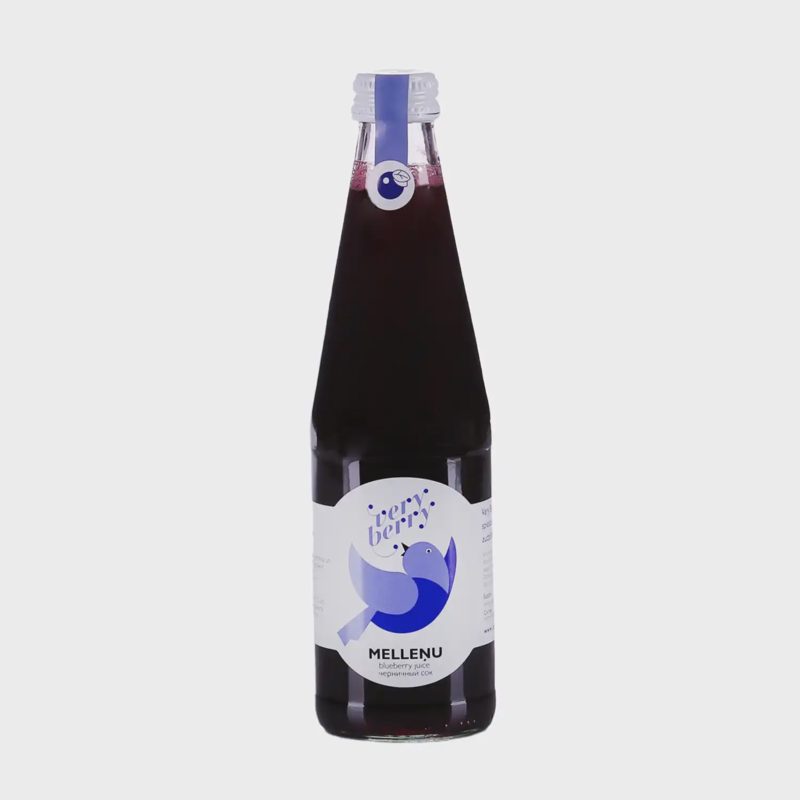 Natūr. mėlynių sultys VERY BERRY, 330 ml