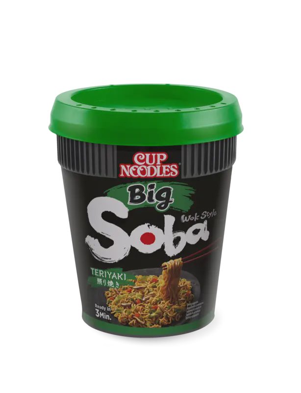Nissin Soba big cup noodles teriyaki