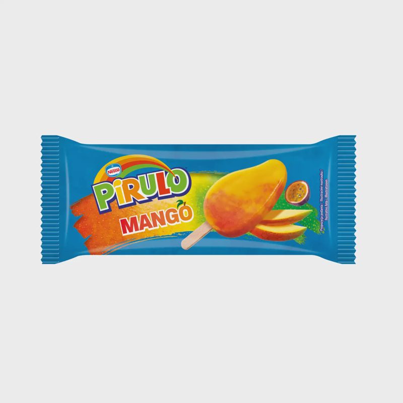 Mangų ir pasiflorų valg. ledai PIRULO, 65 g