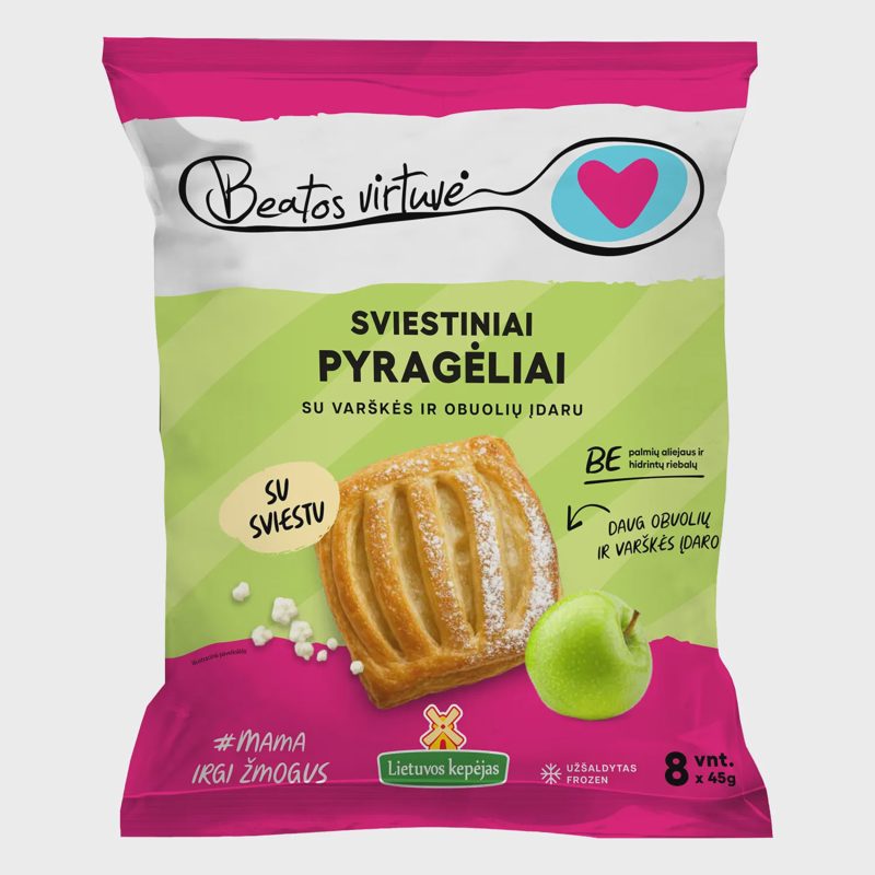 Sviest. pyragėliai su varške ir ob. įd., 360g