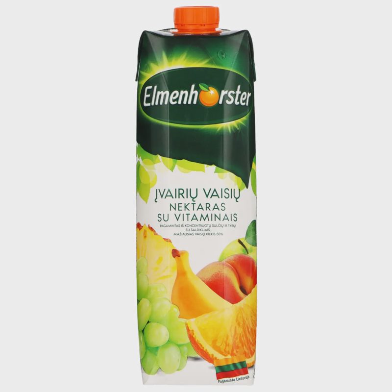 Įv. vaisių sulčių nektaras ELMENHORSTER, 1 l