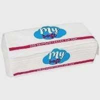 My Soft Χειροπετσέτες Ζικ Ζακ 0,285kg 200τεμ