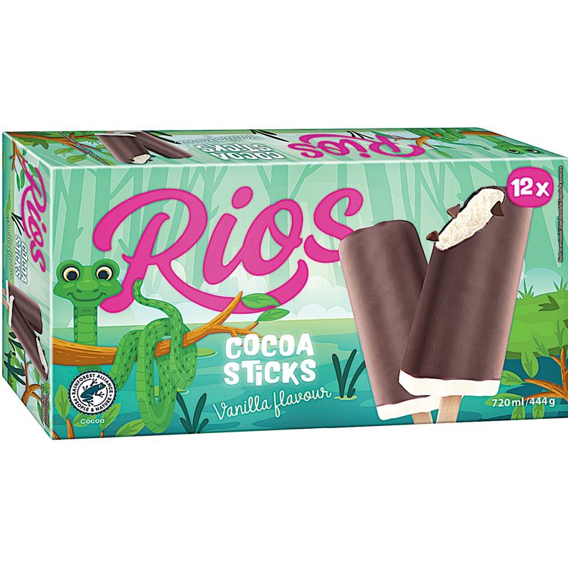 RIOS COCOA STICKS JÉGKRÉM MULTIPACK