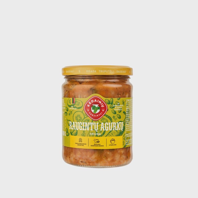 Raug. agurkų sriuba KĖDAINIŲ KONSERVAI, 480 g