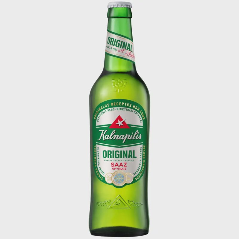 Alus KALNAPILIS Original, 5 %, 0,5 l