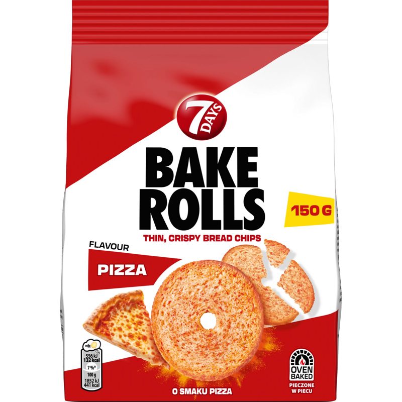 7 Days Bake Rolls Pizza 150 g