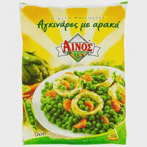 Αίνος Αγκινάρες με Αρακά Κατεψυγμένος 1kg