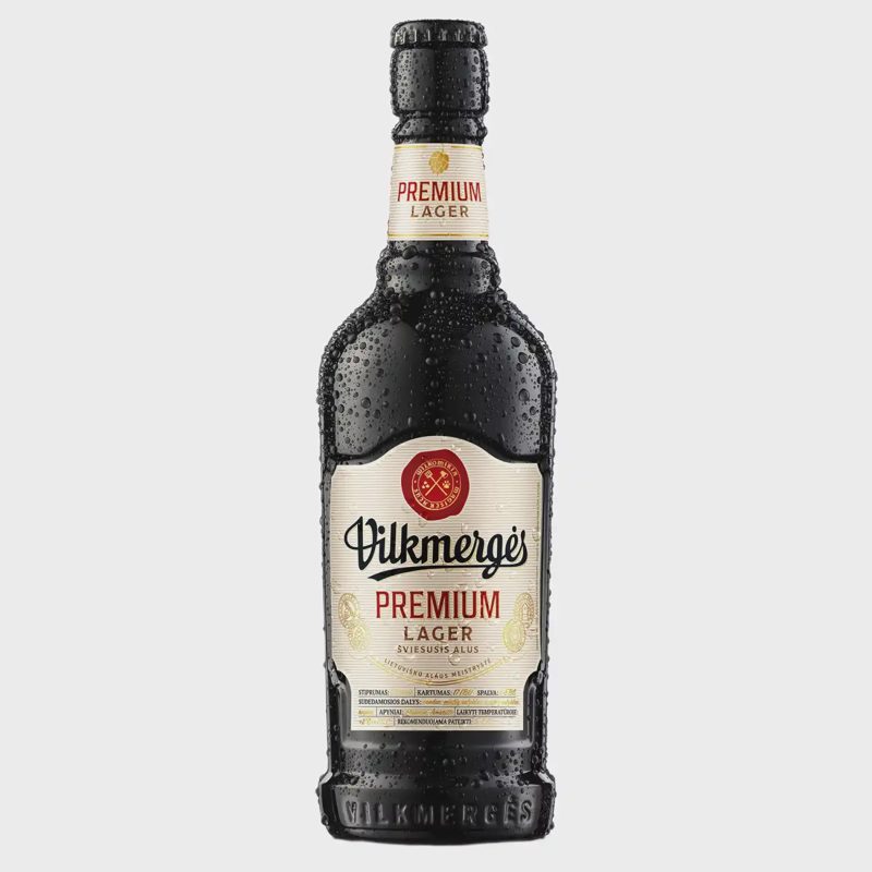 Alus VILKMERGĖS PREMIUM 5%, 0,41 l but.