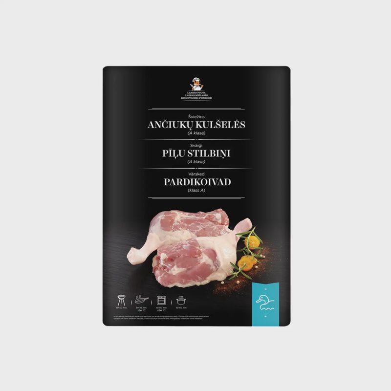 Šviežios ančiukų kulšelės LAPINO PUOTA, 1kg