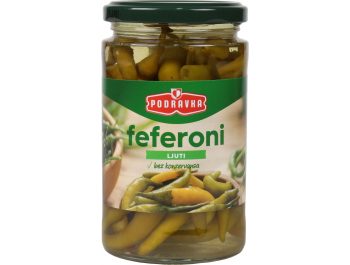 Podravka feferoni ljuti staklenka 310 g