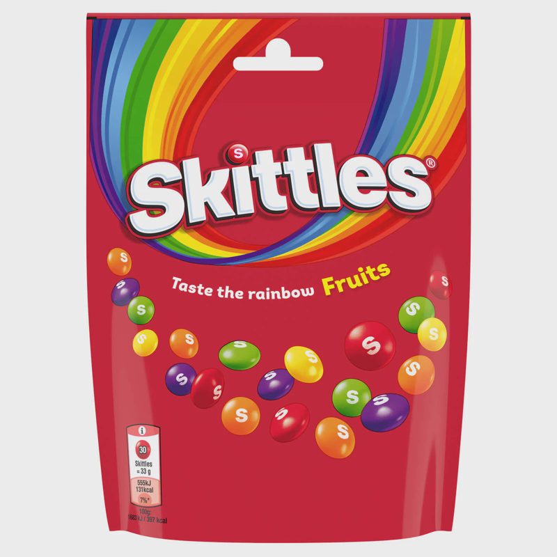 Kramtomieji saldainiai SKITTLES FRUITS, 152 g