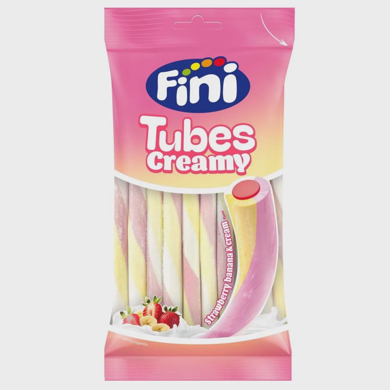 Braškių ir bananų sk. guminukai FINI, 80 g