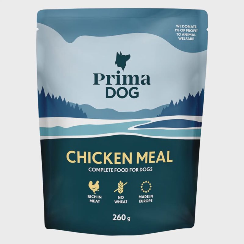 Kons. šunų ėdalas PRIMADOG, su višt., 260 g