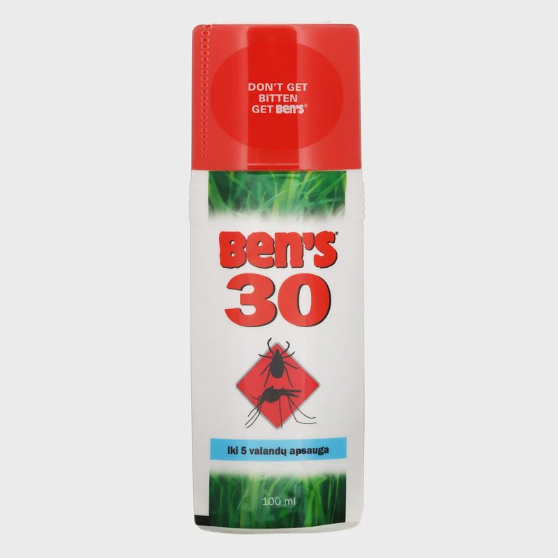 Repelentas vabzdžiams atbaidyti BEN'S, 100 ml