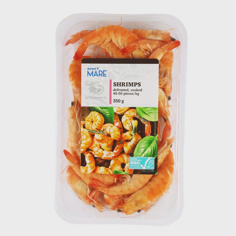 Atit. virtos krevetės RIMI, ASC, 350 g
