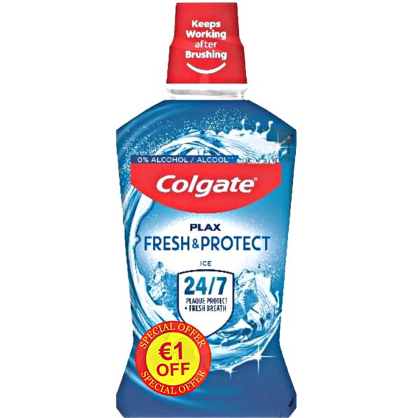 Colgate Mouthwash Plax Green 500ml