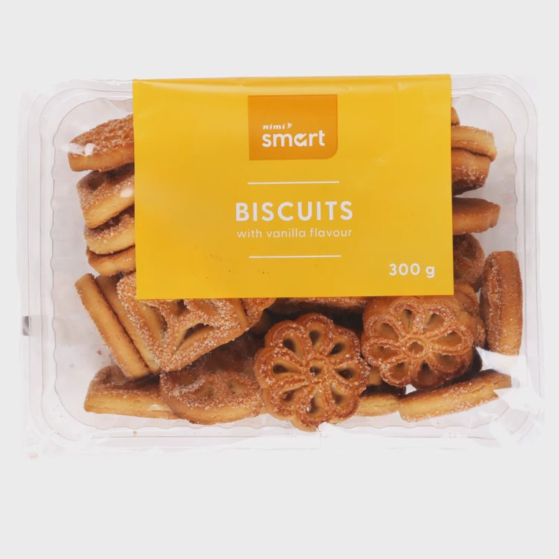 Vanilės skonio sausainiai RIMI SMART, 300 g