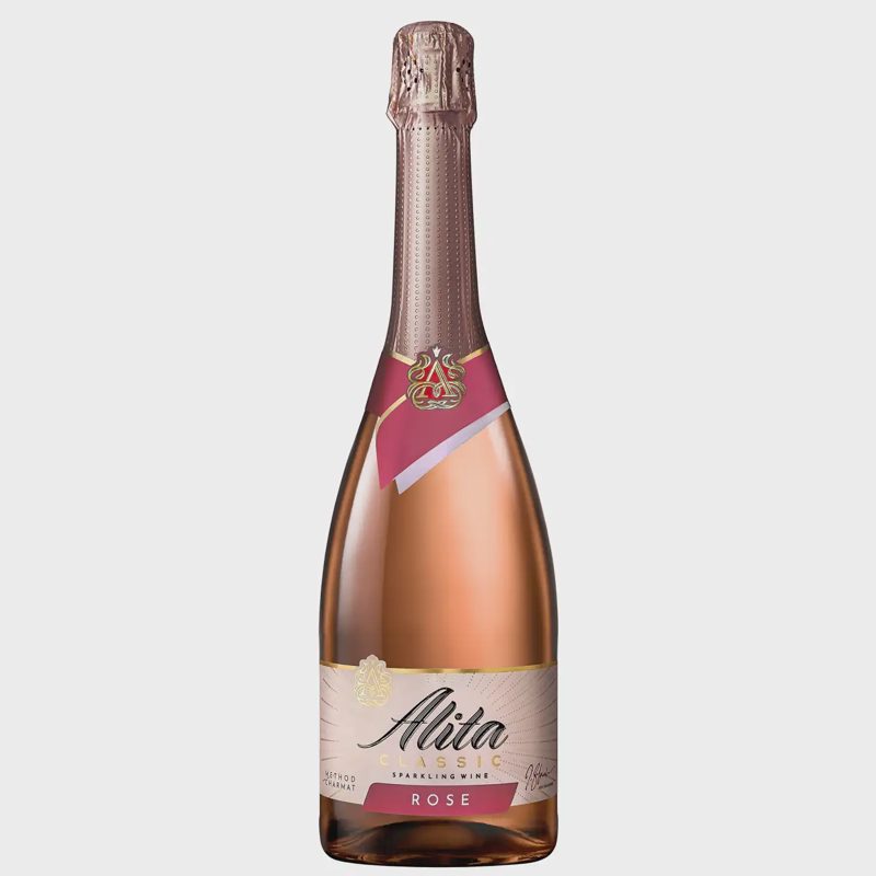 Putojantis pus.sausas vynas ALITA ROSE, 0,75l