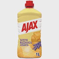 Ajax Καθαριστικό Πατώματος Σαπούνι Μασσαλίας & Λεβάντα 1lt