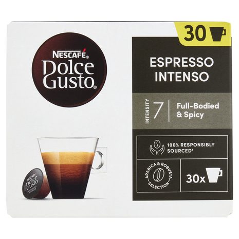 Café Capsules Espresso Intenso Intensité 7 Compatible Dolce Gusto NESCAFE DOLCE GUSTO