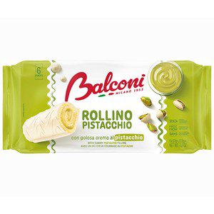 BALCONI Bizcochitos rollino de pistacho 6 uds. 222 g.