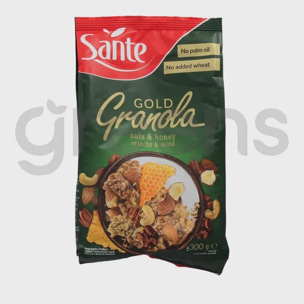 KOSMIČI ZA ZAJTRK OREŠKI IN MED GRANOLA GOLD, SANTE, 300G