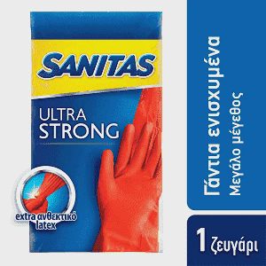 Sanitas Γάντια Ενισχυμένα Large